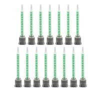 Lot de 15 mélangeurs statiques pour colle 2K, buses mélangeuses de colle, chevilles liquides, seringues de mélange pour Loctite, embout mélangeur, colle plastique 1:1