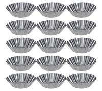 Lot De 15 Moules À Tartelettes Aux ?Ufs - Acier Au Carbone De Haute Qualité, Résistant À La Rouille, Idéal Pour Un Usage Domestique Et Professionnel