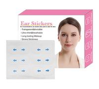 Lot de 15 paires de bandes adhésives invisibles en silicone pour oreilles - Patch de beauté discret en silicone - Double face invisible - Hypoallergénique - Étanche