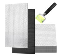 Lot de 15 panneaux de réduction du bruit, tapis d'isolation thermique, mise à niveau automatique pour les sols, les portes et les toits, solution fiable pour les voyageurs routiers quotidiens