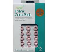 Lot de 15 petits coussinets ronds en mousse auto-adhésifs, protection parfaite pour les callosités de maïs douloureuses, pansements de cors | Réduit la douleur causée par les chaussures Soulagement de