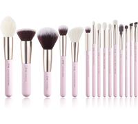 Lot De 15 Pinceaux De Maquillage Professionnels,Kit De Pinceaux Maquillage Pour Fond De Tient,Poudre,Définition Et Contours,Ensemble Pinceau Maquillage,Rose T293