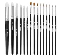 Lot de 15 pinceaux de peinture miniatures pour figurines Citadel Warhammer 40 K