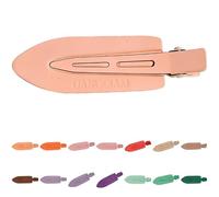 Lot de 15 pinces à cheveux multicolores en acrylique sans pli pour coiffure, épingles sans plis pour maquillage, lavage du visage, frange latérale, accessoires de cheveux quotidiens sur le devant