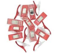 Lot de 15 pinces à tissus 26mm - Distrifil(...) - Rouge MULTICOLORE G