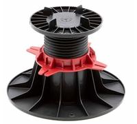 Lot de 15 Plots de Terrasse Réglables 90-150 mm + 15 Cales Amortissantes en Caoutchouc I Idéal pour Terrasses en Dalles ou Lambourdes, Sol, Pierre & Carrelage