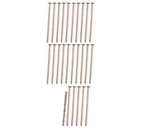 Lot de 15 pointes de tue-souches d'arbre en cuivre de 10,2 cm, matériel d'élimination des racines et système de destruction de souches, clous en cuivre durables pour destructeur de racines d'arbre