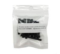 Lot de 15 protections d'œillets en nylon noir pour l'entretien des cordes | Comprend des options de trou simple et double, double pour les nœuds, simple pour une utilisation standard