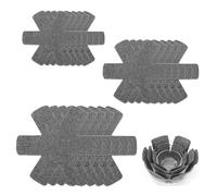 Lot de 15 protège-poêles en feutre, protection empilable pour casseroles et poêles, 3 tailles, tapis d'isolation thermique antidérapant, organisateur de casseroles et séparateurs de poêles, protection