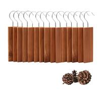 Lot de 15 répulsifs anti-mites en bois de cèdre pour armoires, 100 % bois de cèdre naturel, blocs de cèdre pour armoires et tiroirs (style rapide)