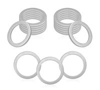Lot de 15 rondelles de bouchon de vidange d'huile en aluminium écrasé de 18 mm pour Porsche/Volvo PN 90012310630/977751 les plus populaires modèles 1993-2020