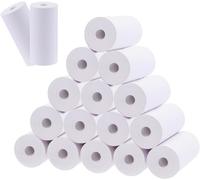 Lot de 15 rouleaux de papier thermique pour appareil photo d'enfant,57x30 mm,blanc,papier thermique pour imprimante d'enfant,imprimante photo,étiquettes,rouleaux thermiques