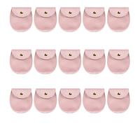 Lot de 15 sacs à bijoux pratiques et robustes de forme ovale pour le rangement de voyage et l'emballage de cadeaux
