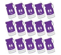 Lot de 15 sacs à urine de voyage 750 ml pour adultes - Portable - Avec un délicieux urinoir d'étanchéité pour voiture