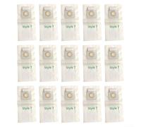 Lot de 15 sacs d'aspirateur HEPA compatibles avec Bissell Powerforce, Powertrak 6592, Powerglide 3545 et Lift-Off série 3554, partie #32120, filtration à base de papier pour allergènes