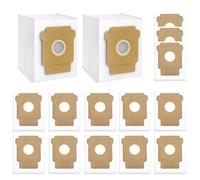Lot de 15 sacs d'aspirateur jetables de grande capacité pour iRobot Roomba 105 Vac, 104/105 Combo, Plus 405/505 Combo, 705 Max Vac