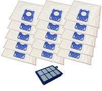 Lot de 15 sacs d'aspirateur KOMA SB02PL Serie Electrolux, AEG, Philips,