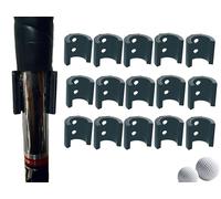 Lot de 15 supports muraux pour club de golf - Système de rangement d'intérieur très résistant - Noir - Fabriqué au Texas