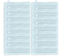 Lot de 15 tampons jetables pour balai vapeur Karcher Series 1, 2, 3, 4, 5, en microfibre blanche