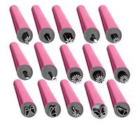 Lot de 15 tampons pour | 15 outils de design d'ongles | Ensemble de stylos pour | Kit de stamping polyvalent | Outils de pointillage pour ongles | Stylo tampon à ongles