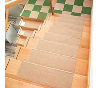 Lot de 15 tapis d'escalier antidérapants auto-adhésifs - 22,9 x 55,9 cm - Sans danger pour les enfants, les personnes âgées et les animaux domestiques - Tapis d'escalier durables pour une sécurité
