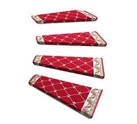 Lot de 15 tapis d'escalier antidérapants pour escalier en colimaçon - Tapis de protection intérieur amovible et sans trace pour des marches sûres