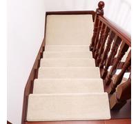 Lot de 15 tapis d'escalier antidérapants pour maison, restaurant, cinéma, protection chaude et réutilisable, 75 x 24 cm