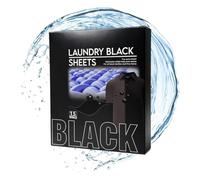 Lot de 15 teintures universelles pour vêtements Noir | Feuilles de restauration de couleur pour vêtements décolorés machine à laver buanderie voyage maison