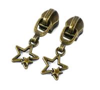 Lot de 15 tirettes de fermeture éclair de 5#, adaptées à l'ouverture et à la fermeture de fermetures éclair en nylon, aux accessoires de couture et aux outils de réparation de bagages.