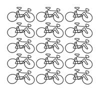 Lot de 15 trombones en forme de vélo - Différentes couleurs - En métal - Organiseur pour cartes postales - Bricolage - Journal - Clips créatifs