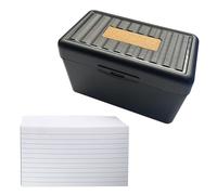 Lot de 150/200 feuilles d'index à onglets colorés 7,6 x 12,7 cm Cartes lignées avec onglet pour listes de choses à faire