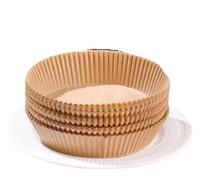 Lot de 150 à 500 feuilles papier sulfurisé jetables et antiadhésives for friteuse air, résistantes l'huile, for la cuisson des frites, accessoires cuisine Pour Air Fryer(150PCS,16CM-Round)