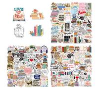 Lot de 150 autocollants pour couverture de livre, scrapbooking, lecture, journal étanche