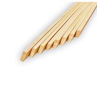 Lot de 150 bâtonnets en bois pointus carrés - 350 x 4 x 4 mm - Pour le bricolage et la maison