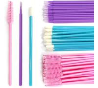 Lot De 150 Bâtons De Mascara Jetables, Pinceaux À Lèvres Et Micro Applicateurs, 50 Pinceaux À Sourcils + 50 Pinceaux À Lèvres + 50 Pinceaux À Micro-Applicateurs, Kit D'outils De Maquillage