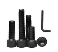 Lot de 150 boulons à tête hexagonale M3 x 22 mm en alliage d'acier de qualité 12,9 avec clé gratuite