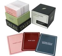 Lot de 150 cartes de contes de vie | Cartes de conversation familiale | Carte d'entrevue amusante pour la vie de famille | pour améliorer des relations saines et respectueuses