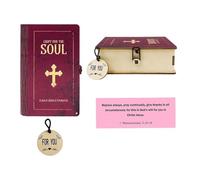 Lot de 150 cartes de versets faites à la main (150 pièces) avec versets en bois pour émotion et sentiment de remise de diplôme pour maman pour femme et homme (rouge, 11 cm)