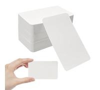 Lot de 150 cartes en papier kraft vierges, 9 x 5,2 cm, vierges, à personnaliser, cartes postales, vierges, pour apprendre le vocabulaire
