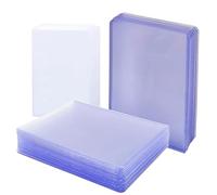 Lot de 150 Clear Regular Toploader- 76x110 mm - 50 Pochettes de Protection en Plastique Rigide + 100 Pochettes Souples Transparentes, pour Cartes Cartes Pokemon, Cartes à Collectionner, Carte de Jeu