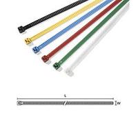 Lot de 150 colliers de serrage réouvrables 195X4,7MM en nylon multicolores-HellermannTyton