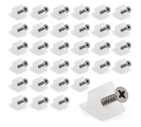 Lot de 150 connecteurs de paroi arrière pour armoire, fond de tiroir, renforcement du panneau arrière, de l'armoire, des vis