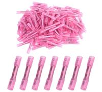 Lot de 150 connecteurs thermorétractables 22-16 AWG rouges isolés et étanches pour fils électriques automobiles