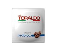 Lot de 150 dosettes à café Toraldo, mélange 100 % arabica, compatibles avec machines à café