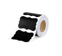 Lot de 150 étiquettes de tableau noir étanches et réutilisables pour brassage et fermentation - Noir