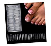 Lot de 150 faux ongles double face pour les mains et les orteils avec ABS confortable et étui de rangement à double extrémité