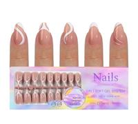 Lot de 150 faux ongles pour les amateurs de mode et pratiques pour un usage quotidien French manucure