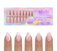 Lot de 150 faux ongles pour les amateurs de mode et pratiques pour un usage quotidien French manucure