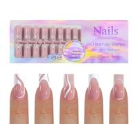 Lot de 150 faux ongles réutilisables et pratiques pour les amateurs de mode - Confortables à porter au quotidien