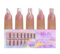 Lot de 150 faux ongles réutilisables et pratiques pour les amateurs de mode - Confortables à porter au quotidien